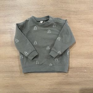 Quincy Mae 3-6 month tree sweatshirt